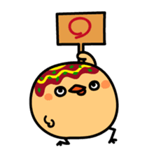 octopus ball sparrow 3 sticker #9662521