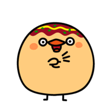 octopus ball sparrow 3 sticker #9662522