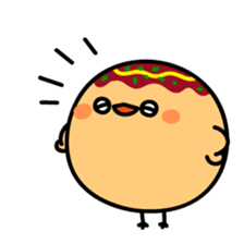 octopus ball sparrow 3 sticker #9662525