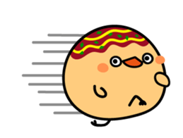 octopus ball sparrow 3 sticker #9662529