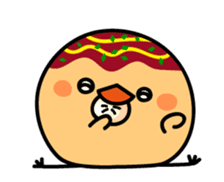 octopus ball sparrow 3 sticker #9662530