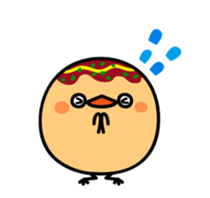 octopus ball sparrow 3 sticker #9662535