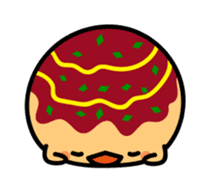 octopus ball sparrow 3 sticker #9662536