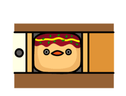 octopus ball sparrow 3 sticker #9662541