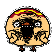 octopus ball sparrow 3 sticker #9662551