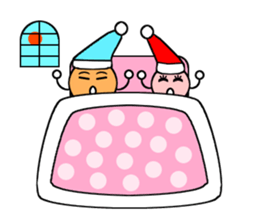 Bey-kun and Sen-chan of salt crackers sticker #9663084