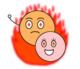 Bey-kun and Sen-chan of salt crackers sticker #9663087