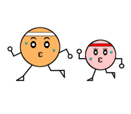 Bey-kun and Sen-chan of salt crackers sticker #9663105