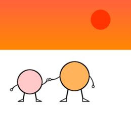 Bey-kun and Sen-chan of salt crackers sticker #9663108