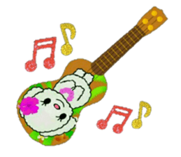 Hula-Dogs Aina and Friends 4 sticker #9663142