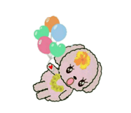 Hula-Dogs Aina and Friends 4 sticker #9663145