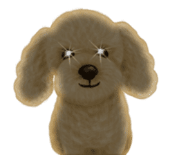 Poodle's real feelings 2 sticker #9663583