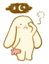 Little bunny Fluffy 1 sticker #9664280