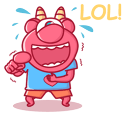 3 Eyes Kaijyu sticker #9664332