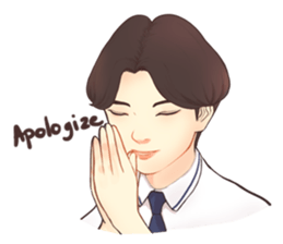 The heart to Mr.Lee (Eng) sticker #9665113