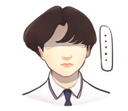 The heart to Mr.Lee (Eng) sticker #9665116