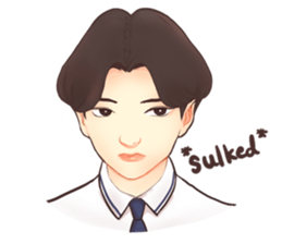 The heart to Mr.Lee (Eng) sticker #9665117