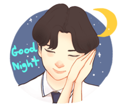 The heart to Mr.Lee (Eng) sticker #9665119