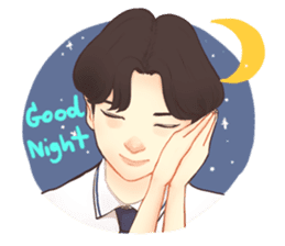 The heart to Mr.Lee (Eng) sticker #9665119