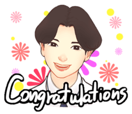 The heart to Mr.Lee (Eng) sticker #9665120