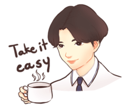 The heart to Mr.Lee (Eng) sticker #9665124