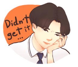 The heart to Mr.Lee (Eng) sticker #9665126