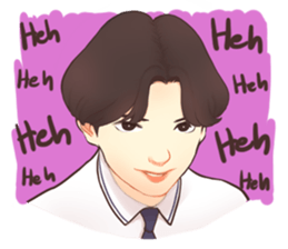 The heart to Mr.Lee (Eng) sticker #9665129
