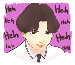 The heart to Mr.Lee (Eng) sticker #9665129