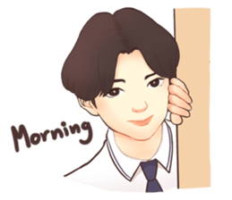 The heart to Mr.Lee (Eng) sticker #9665130