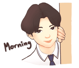 The heart to Mr.Lee (Eng) sticker #9665130