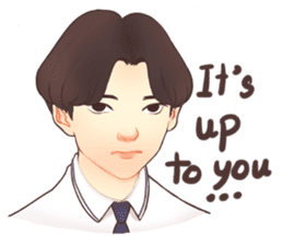 The heart to Mr.Lee (Eng) sticker #9665132