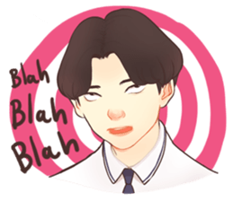 The heart to Mr.Lee (Eng) sticker #9665135