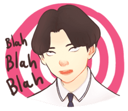 The heart to Mr.Lee (Eng) sticker #9665135