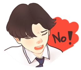 The heart to Mr.Lee (Eng) sticker #9665140