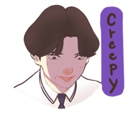 The heart to Mr.Lee (Eng) sticker #9665143