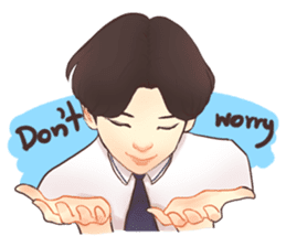 The heart to Mr.Lee (Eng) sticker #9665144