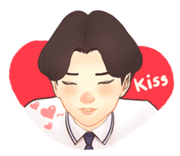 The heart to Mr.Lee (Eng) sticker #9665149