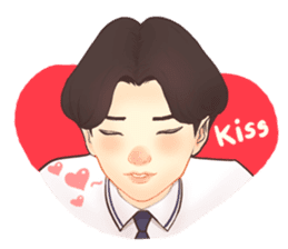 The heart to Mr.Lee (Eng) sticker #9665149
