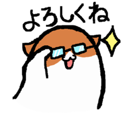 Stamp for lovers hamster sticker #9665277