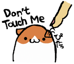 Stamp for lovers hamster sticker #9665311