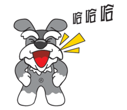 Grey Puppy sticker #9665398