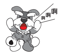 Grey Puppy sticker #9665410