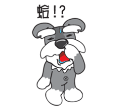 Grey Puppy sticker #9665414