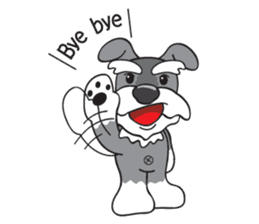 Grey Puppy sticker #9665415