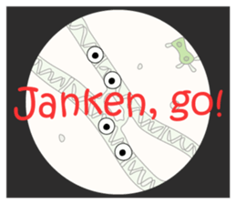 The world of the microbe sticker #9665432