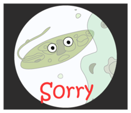 The world of the microbe sticker #9665440