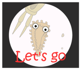 The world of the microbe sticker #9665441