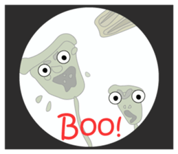 The world of the microbe sticker #9665448