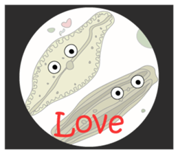 The world of the microbe sticker #9665452