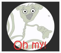 The world of the microbe sticker #9665453